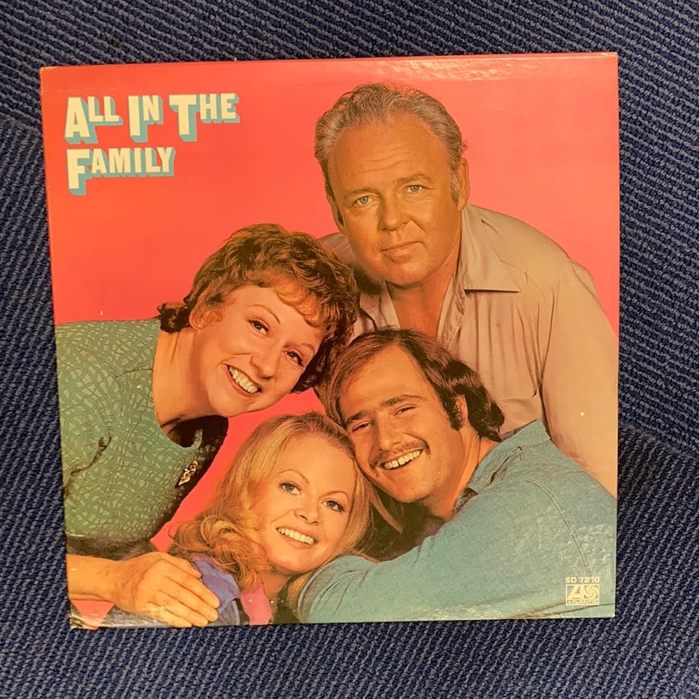 VINTAGE 1971 ALL IN THE FAMILY Vinyl record by Atlantic, collectors alert, rare!